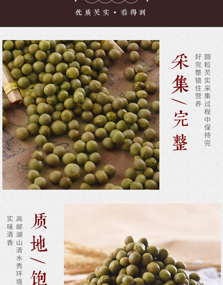 Fresh Gorgon Fruit Qian Shi 芡实 500g Bag Frozen Euryale ferox Seeds Ready to Eat key features