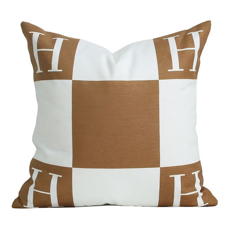 Francia INS sofá crema de viento almohada sala de estar almohada de madera nórdica moderna almohada de lujo ligera casa de Han