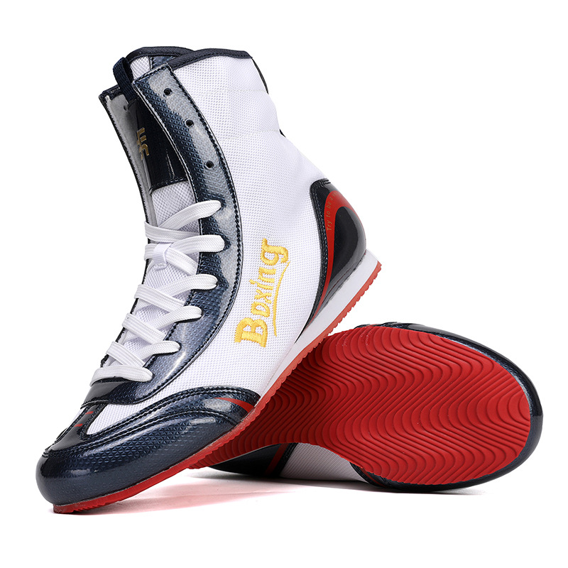 Cross-Border New Boxing and Wrestling Shoes, Soft, Comfortable, Non-Slip, Professional Training and Competition Shoes, Indoor Training Shoes