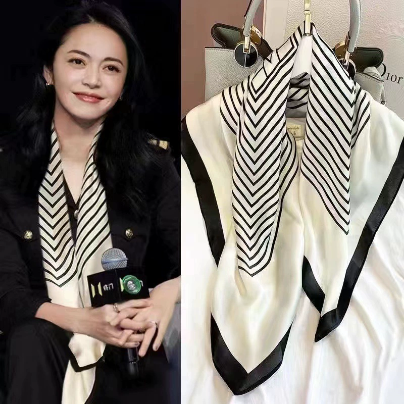 Шарф, демисезонная осенняяfashionable shirt, носовой платок, 2023, западный стиль