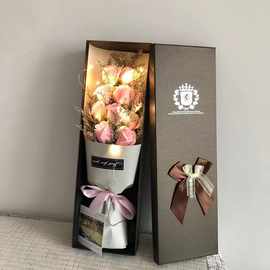 仿真永生表白生日假玫瑰花送礼盒花束情人节花情人玫瑰花520女友