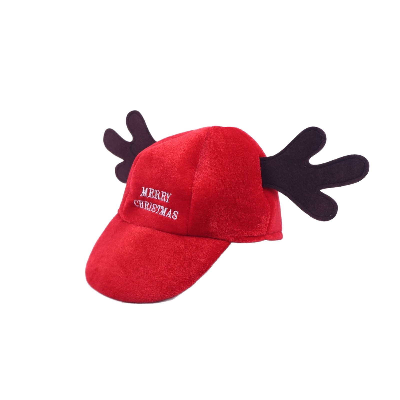 La gorra de béisbol de asta de venado se puede personalizar con gorra de venado Merry Christmas