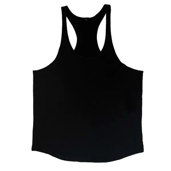 New Amazon Men's Vest with Thin Straps and Round Hem, Us Size, for Fitness, Sports Training, Summer Running, and Tight-Fitting