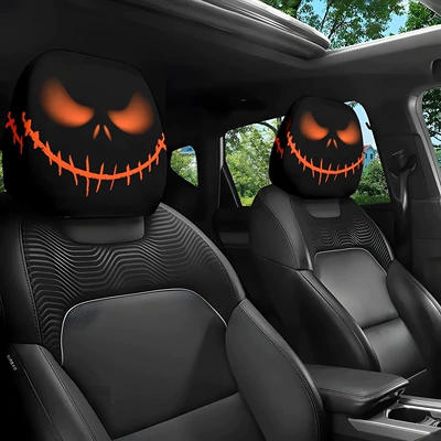 Universal seat cover cover, TEMU can be labeled and - big-orange-teeth-double-sided-printing-1-piece