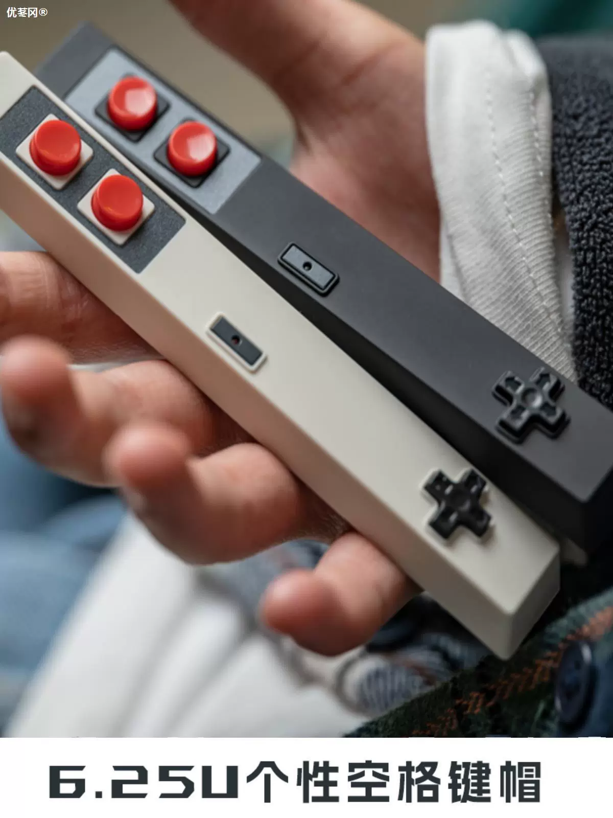 Механическая клавиатура 6.25u индивидуальный дизайн красно-белая машина ручка формы пробела