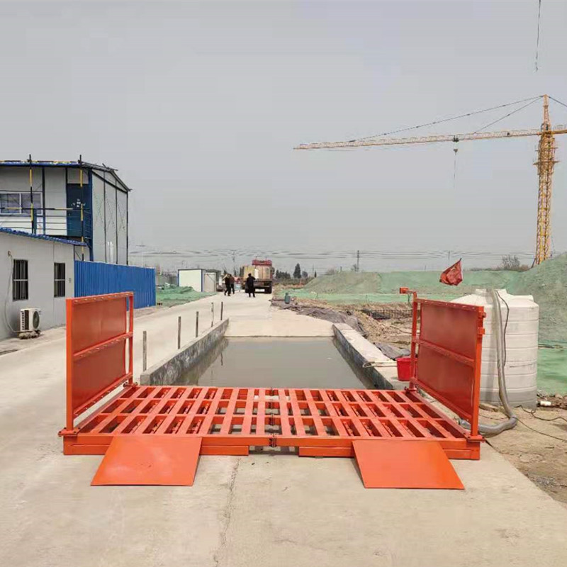 鲁鸿 环保型全自动洗车平台 高压免基础工程洗轮机