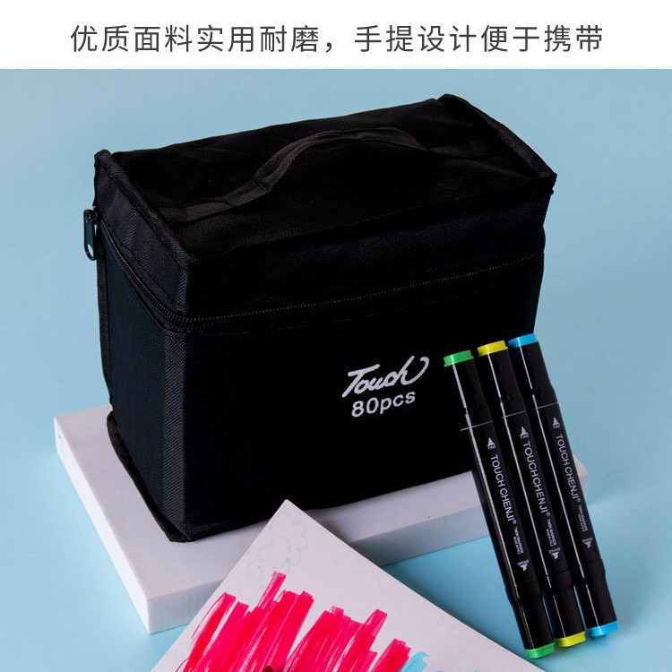 TOUCH barras negras de alcohol aceitoso lápiz de marcado de secado rápido 80 120 168 204 262 pincel de marcado de color papelería