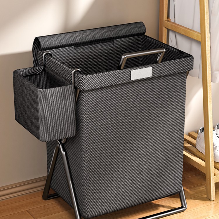 Dirty Clothes Basket Foldableable Household Dirty Clothes Basket Large Capacity Bathroom Dirty Clothes Storage Basket with Lid Bathroom Laundry Basket