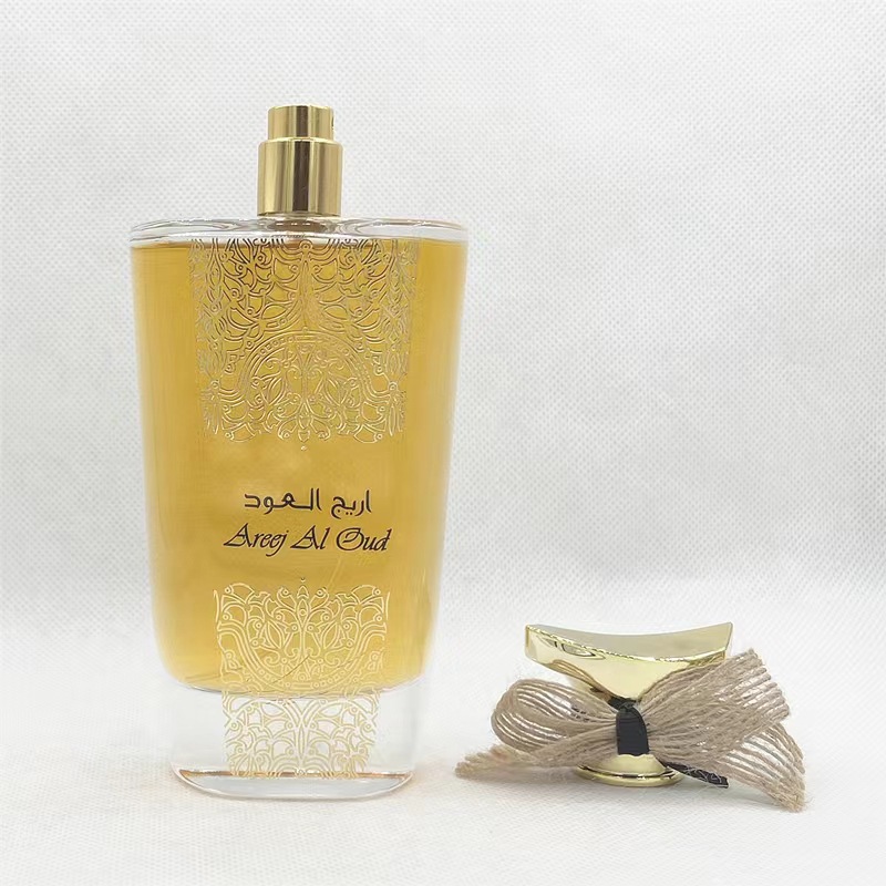 New Popular Perfume Areej AL OUD Delicate Bow Gold Arab Middle East Dubai Vietnam High-end Perfume Wood Tone_voghion.com