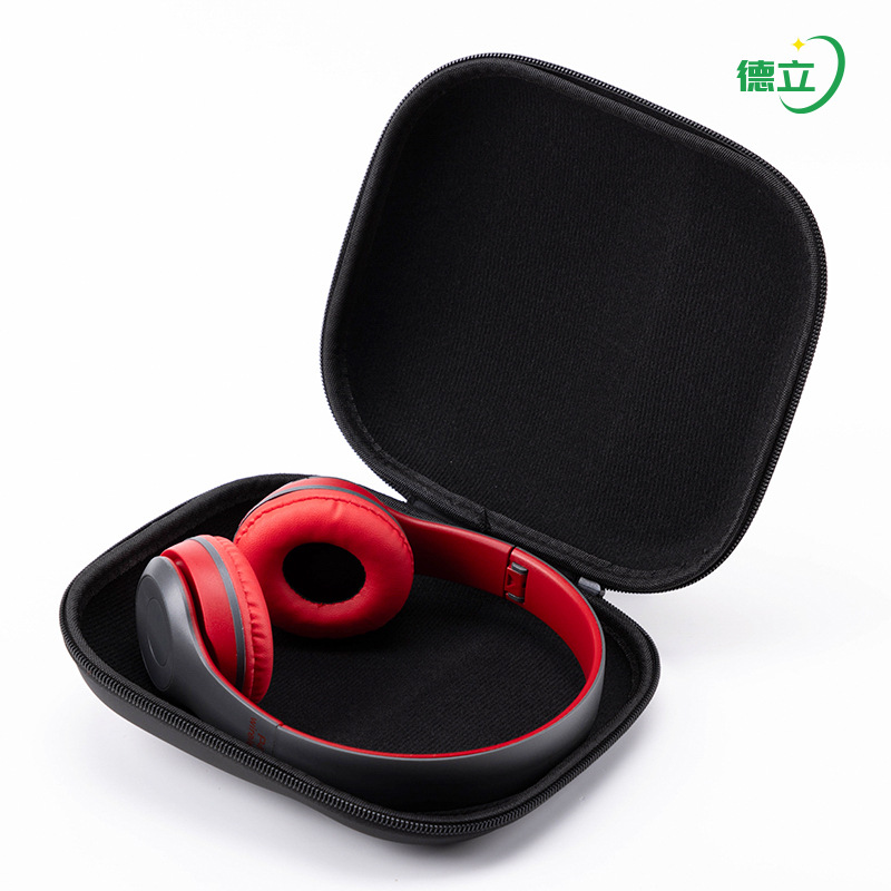 跨境耳机收纳包批发eva挂脖式耳机包索尼AKG便携入耳式数码