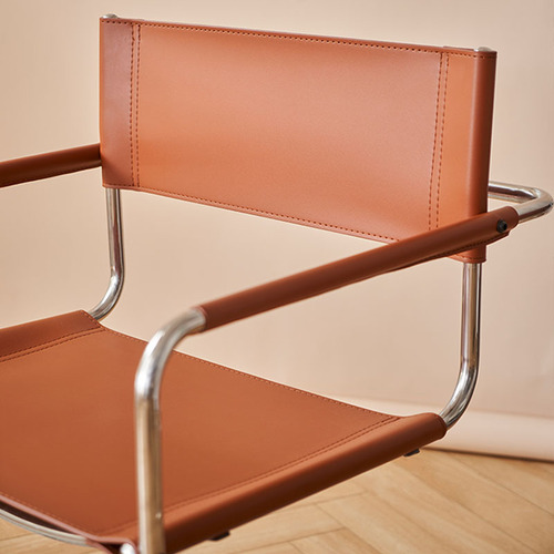 Bauhaus sofa chair leather chair leisure chair internet celebrity dining chair makeup chair ins style arm chair wholesale