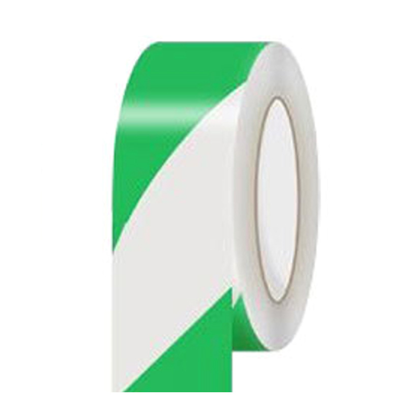 Cintas de advertencia amarillas negras de PVC pegadas en el suelo zebra crossing señales de advertencia de seguridad pegadas en la decoración de la línea de aislamiento de la cinta adhesiva