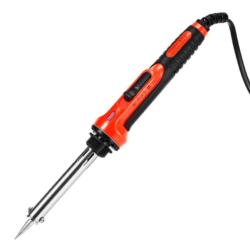 Ferro de soldadura eléctrica multifuncional de 60w ajustable de temperatura portátil portátil automático de alta potencia de calefacción externa de temperatura constante