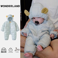 赤ちゃんのダウン綿の冬の連体服の赤ちゃんの冬の綿の服は超萌えます。