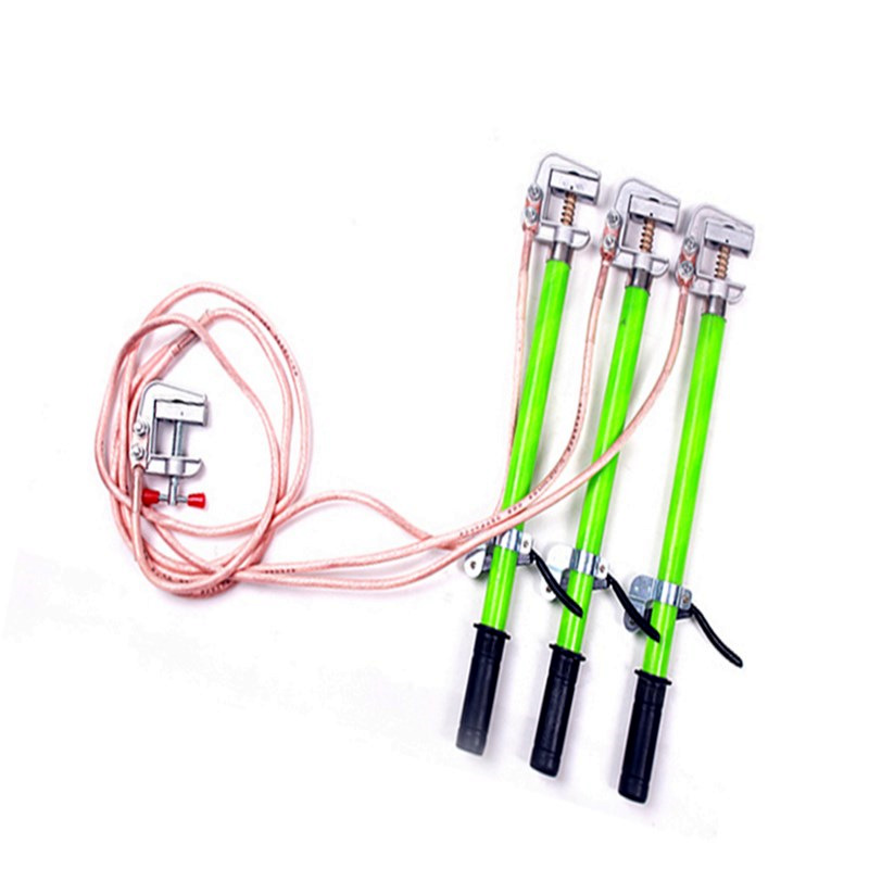 手握压紧式刹车型母排接地线 JDX-NS手握式母排接地线10KV百鼎