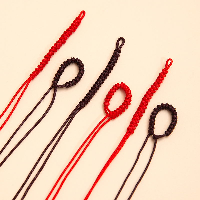 大小号diy半成品钥匙扣绳子72号AB玉线编织金刚结钥匙扣挂绳配饰