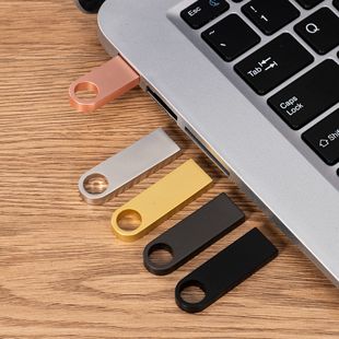 Factory Wholesale Metal USB Flash Drives with Logo Engraving, Custom-Made for Companies, Schools, and Cross-Border Supply