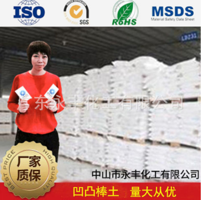 供应永丰凹凸棒土  白色高纯粘土粉 高吸附优质凹凸棒土批发