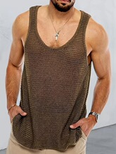 Z 50094 Men's U Neck Knit Vest ��ʿ��֯���� ����ѷŷ���羳��
