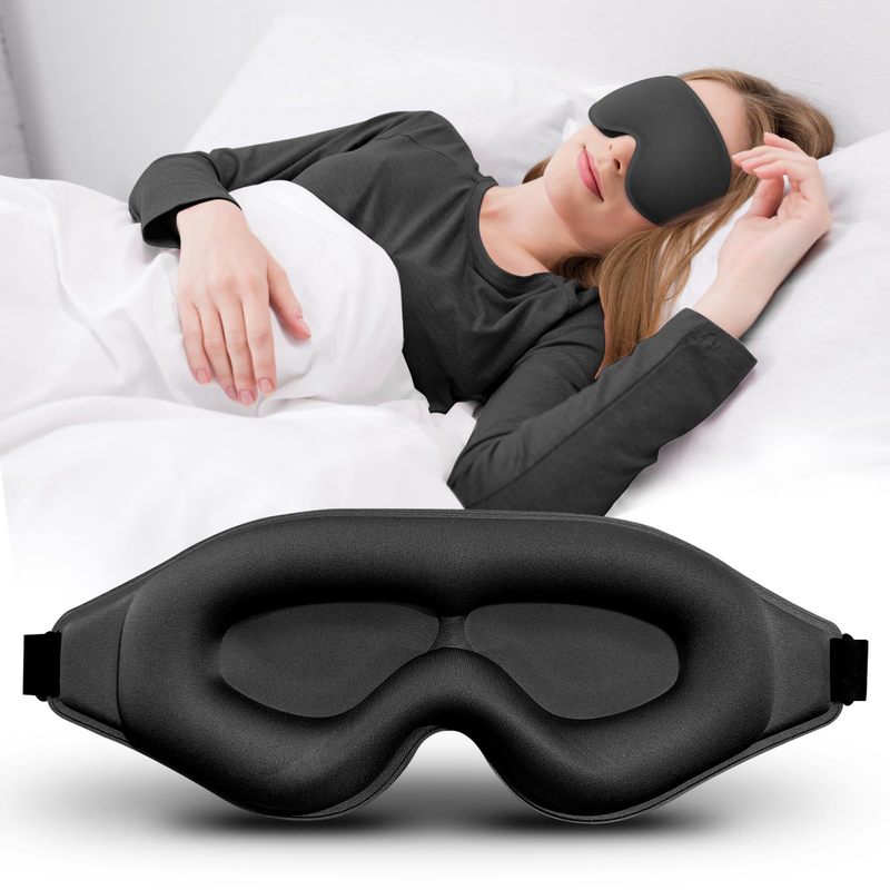 クロスボーダー3D立体遮光アイマスク、通気性、圧迫感のない睡眠専用アイマスク、学生、大人、昼休みアイマスク|undefined