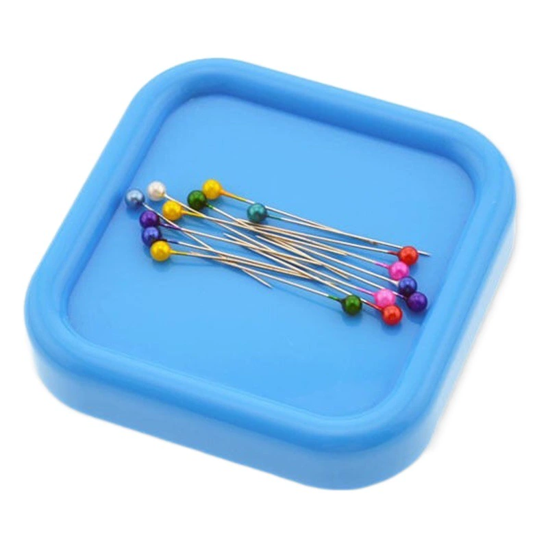 Магнитный всасывающий ящик для игл Магнитная игольная вставка Бусина Игла для вышивки крестиком Ящик для хранения игл с защитой от падения Ручной инструмент DIY