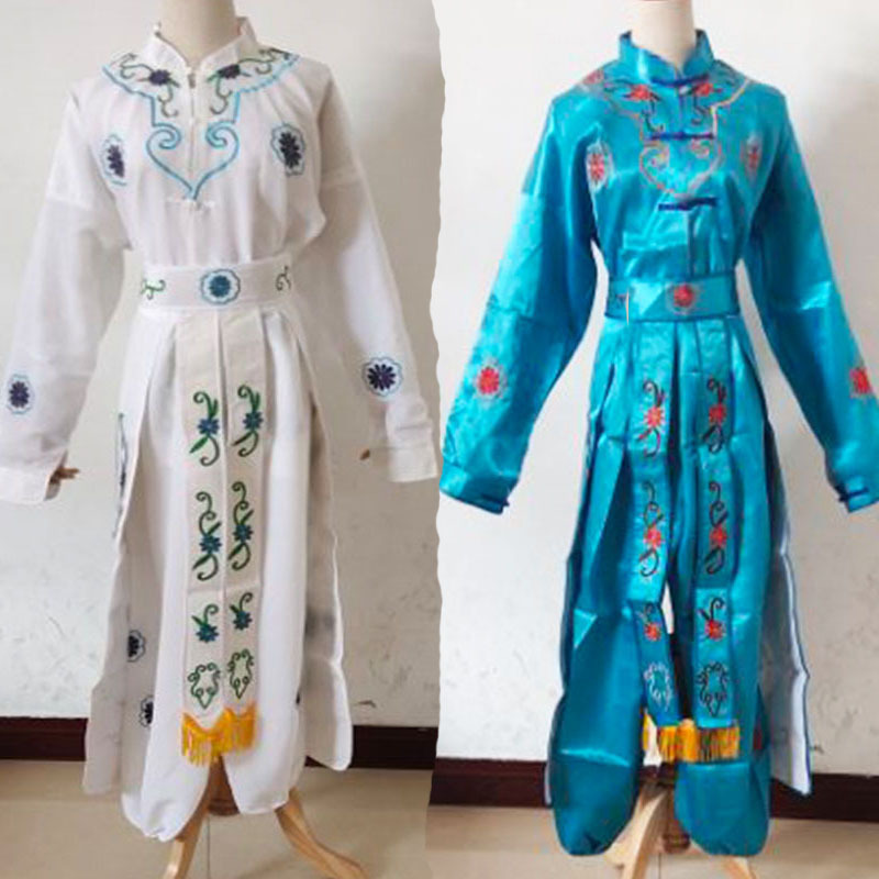 戏剧曲服装白蛇青蛇戏服打衣白素贞战衣武旦服装白娘子小青演出服