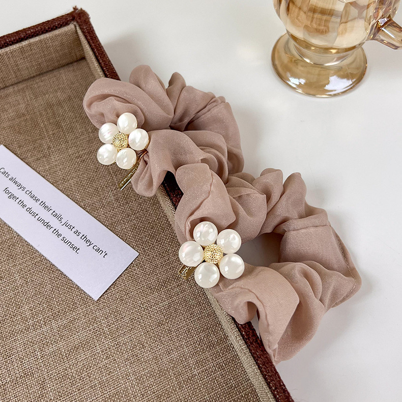 Fashion Flower Cloth Plating Hair Tie display picture 4