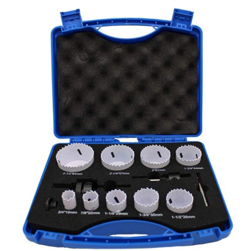 双金属孔锯套件高速钢 M42 13 件套开孔器