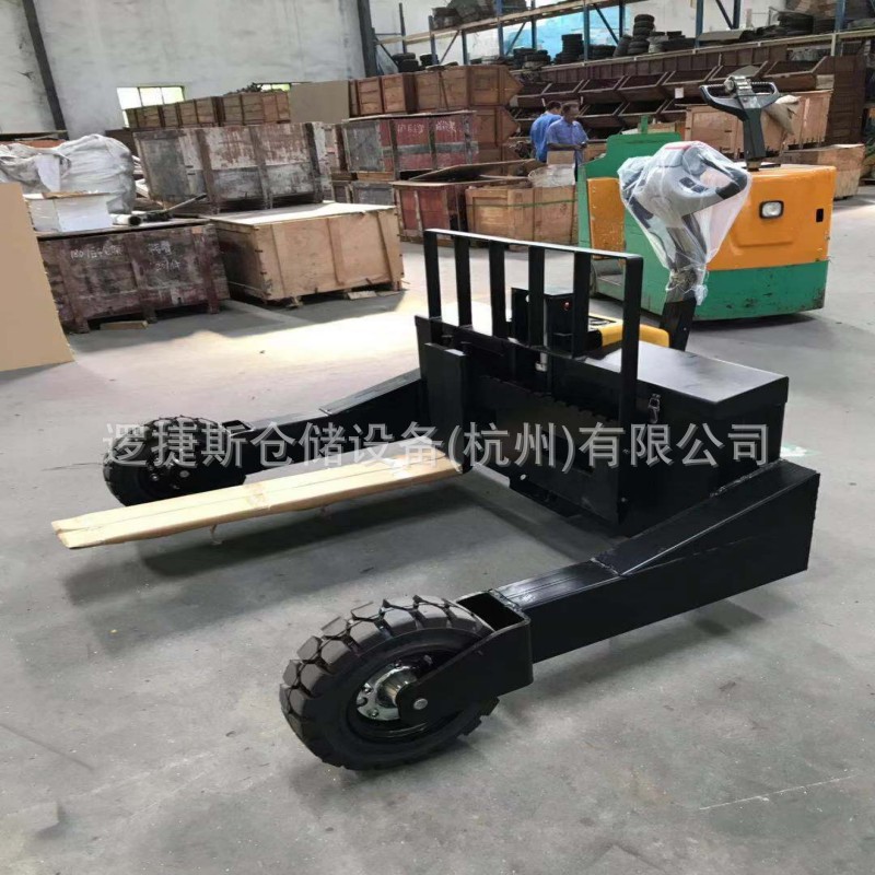 全电动户外搬运车 山地型液压堆高搬运车橡胶大轮胎工地搬砖叉车