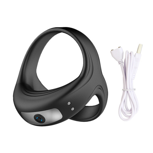 New male semen locking triangle ring USB charging vibration massage semen locking ring male masturbation device sex toy generation