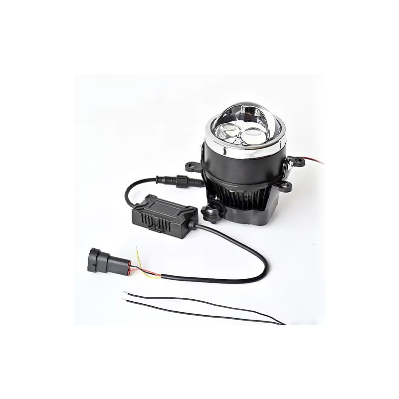 Lámpara de niebla láser doble LED para automóviles de viaje nocturno Lámpara de niebla directa de doble lente en stock image 4