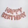 Small sketch birthday happy letters balloons English Happy Birthday color aluminum foil party aluminum membrane gas