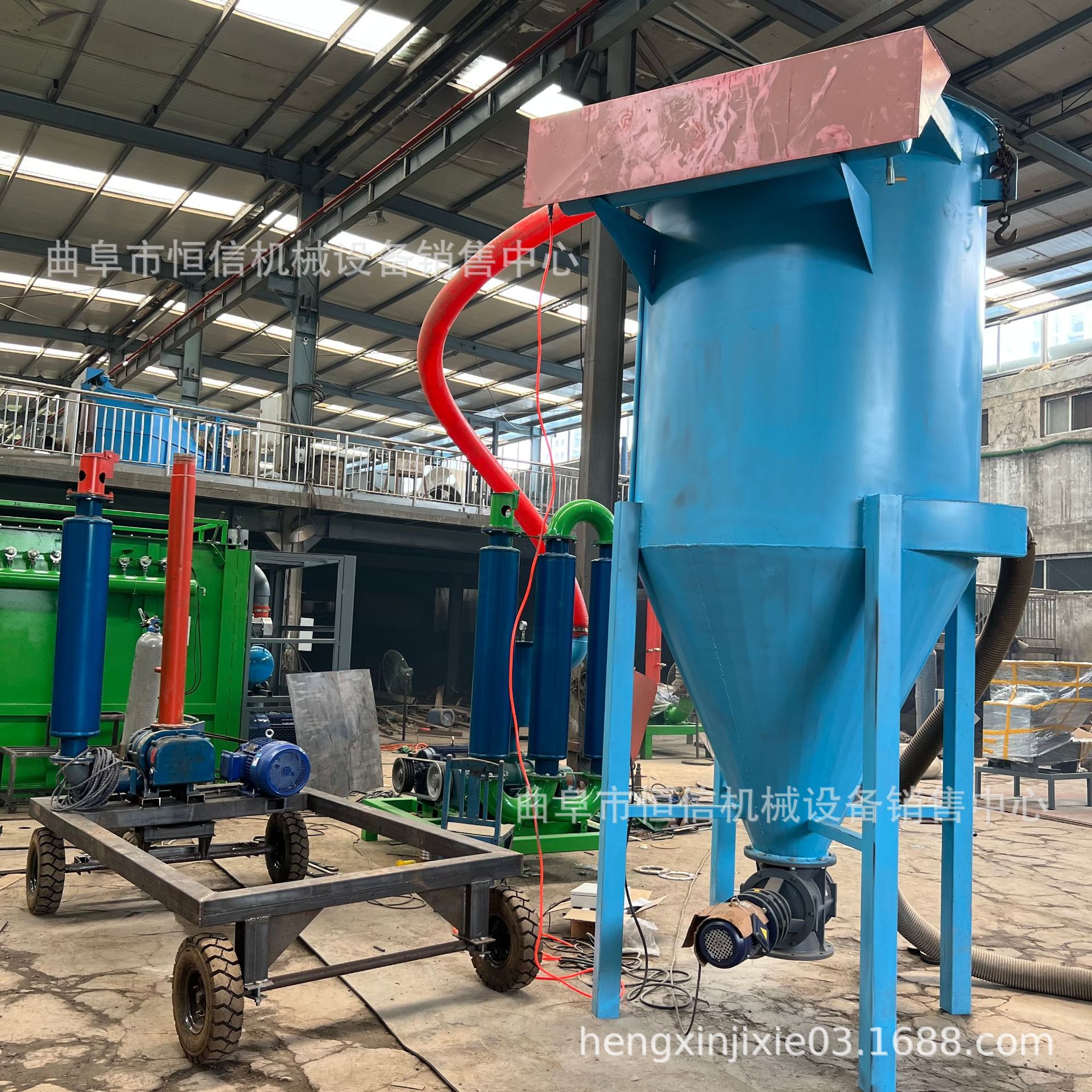 碳酸钙粉末装吨包气力吸料机zcjb 水泥粉装灰罐车气力抽灰机