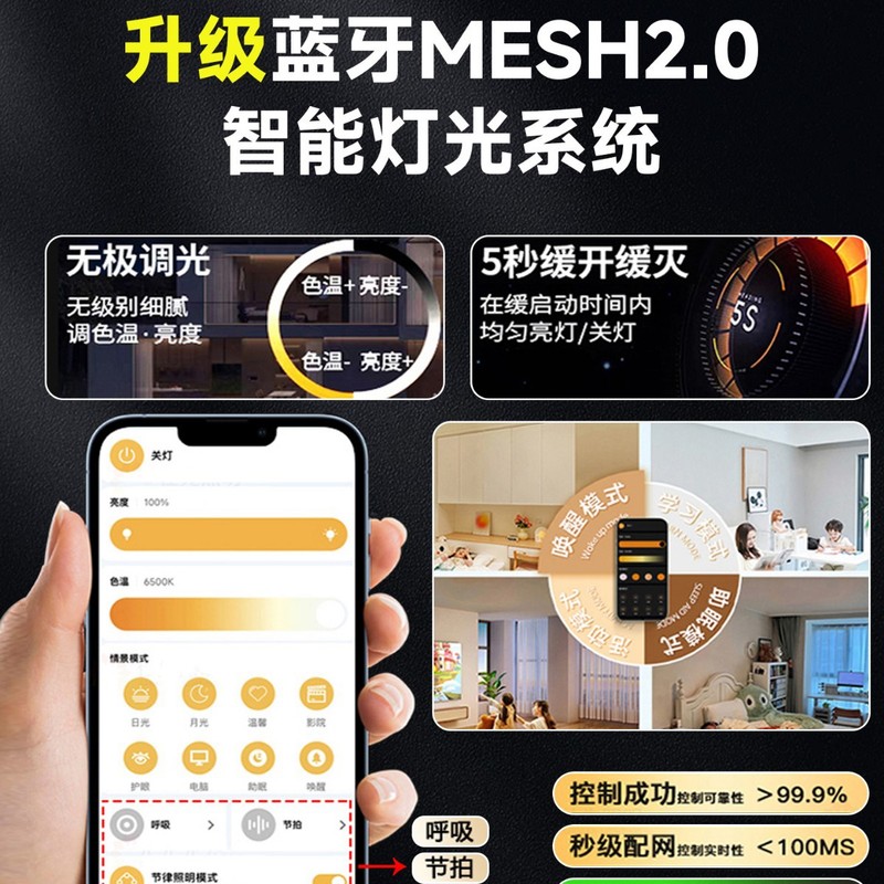 5mm超窄三色智能cob灯带线形灯24V低压吊顶氛围灯带适用米家app|undefined