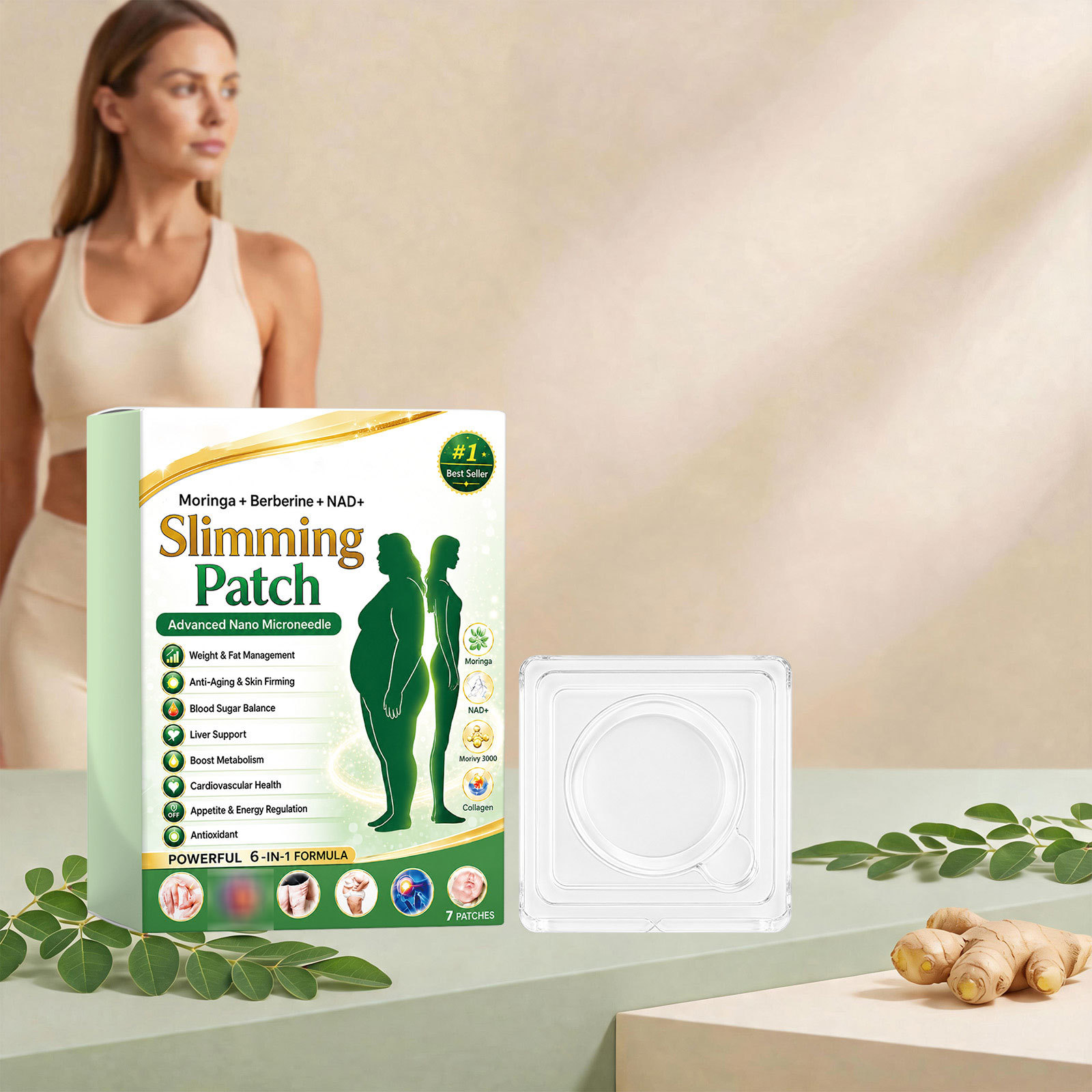 Body Care Patches with a Gentle, Lightweight, Breathable, Comfortable, Skin-Friendly Formula, Portable and Easy to Use for Daily Body Care