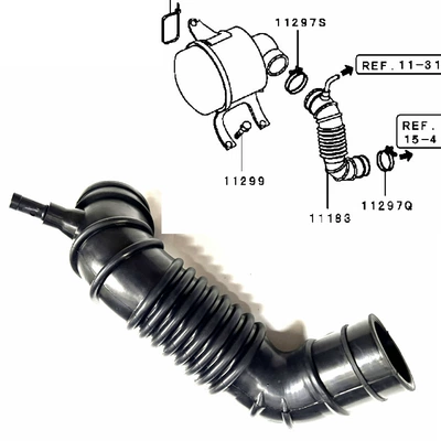 Md160939 Mitsubishi Pajero V24 V34 V44 90-04 Mühərrik Hava Borusu