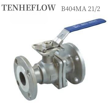 TENHEFLOW硬密封切断阀不锈钢美标法兰球阀两片式B404MA 21/2
