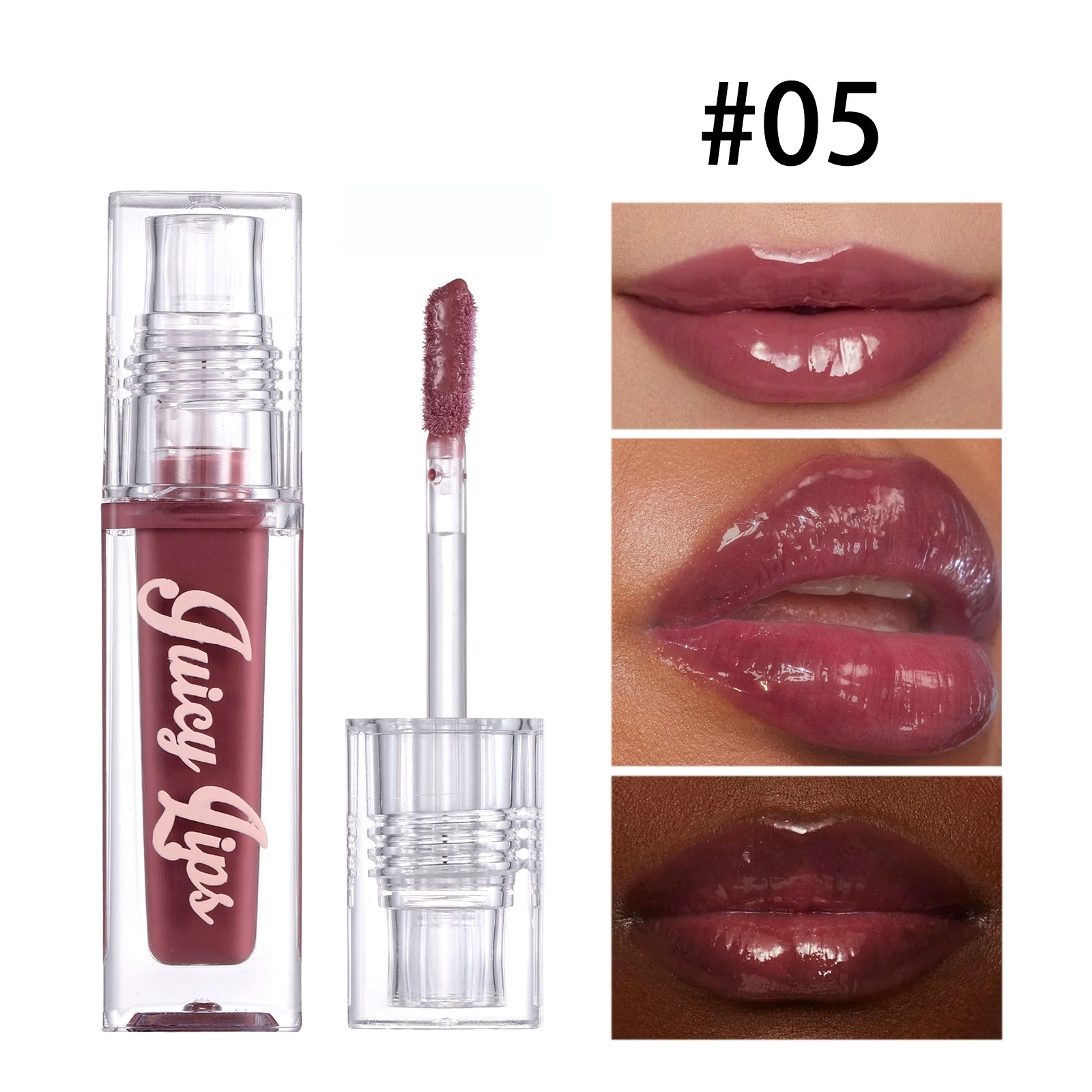 Highlighter Moisturizing Lip Gloss, Intense Hydration & Plumping Mirror Shine, 5.5 g
