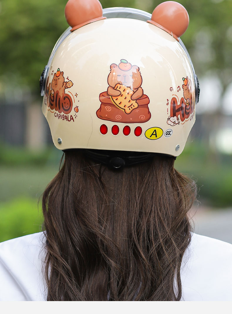 Helmet Electric Vehicle Women Men 2025 New Double Mirror Motorcycle
