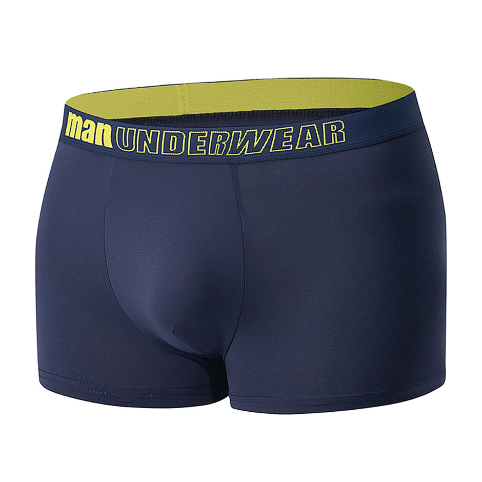 Herren Trunks Aus Baumwolle Nahtlose Sportunterwäsche Atmungsaktiv_voghion.com