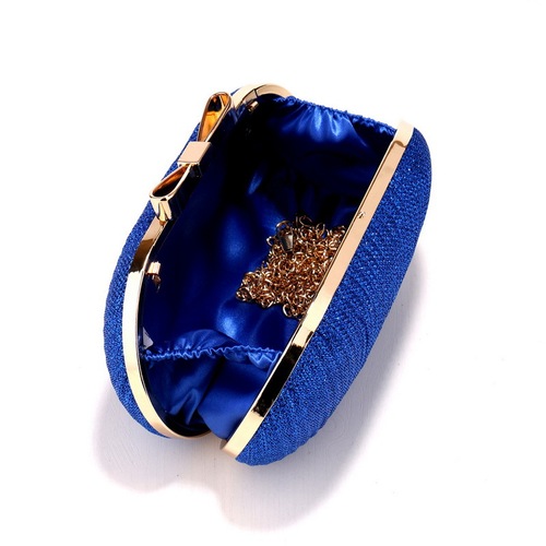 Lingerie Butterfly Bow Evening Bag for Ladies, European and American Luxurious Banquet Handbag with Pleats, Late Dress Bag