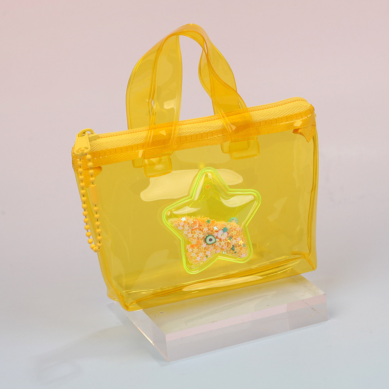 Women's Gender Women's Star Solid Color PVC Zipper Coin Purses