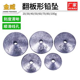 Flip hook lead pendant bran cake hook lead pendant bucket-shaped lead pendant sea fishing long shot sea pole Silver Carp Hook clip cake lead pendant wholesale