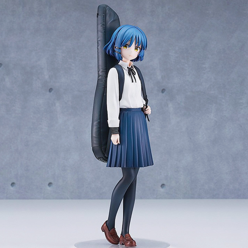 孤独ロックフィギュアギターバッグ山田涼藍髪美少女二次元アニメ像模型周辺置物|undefined