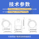 Caster universal wheel 1 inch 1.5 inch furniture pp nylon caster plastic appliances PU silent white wheel nylon