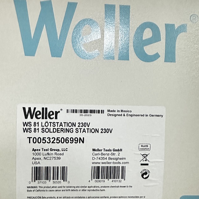 Weller 无铅焊锡丝T0051386099217-221°C熔点