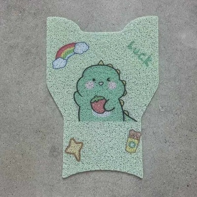 Electric vehicle foot mat — 9 Fmix Electric Motorcycle Foot Pads - strawberry-dinosaur-no-9-fzmix-short-floor-mats-without-side-steps-come-with-velcro