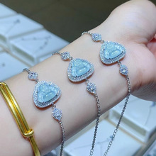 迈思卡s925银天然微料翡翠新中式弥勒佛手链风气质百搭高级感手饰