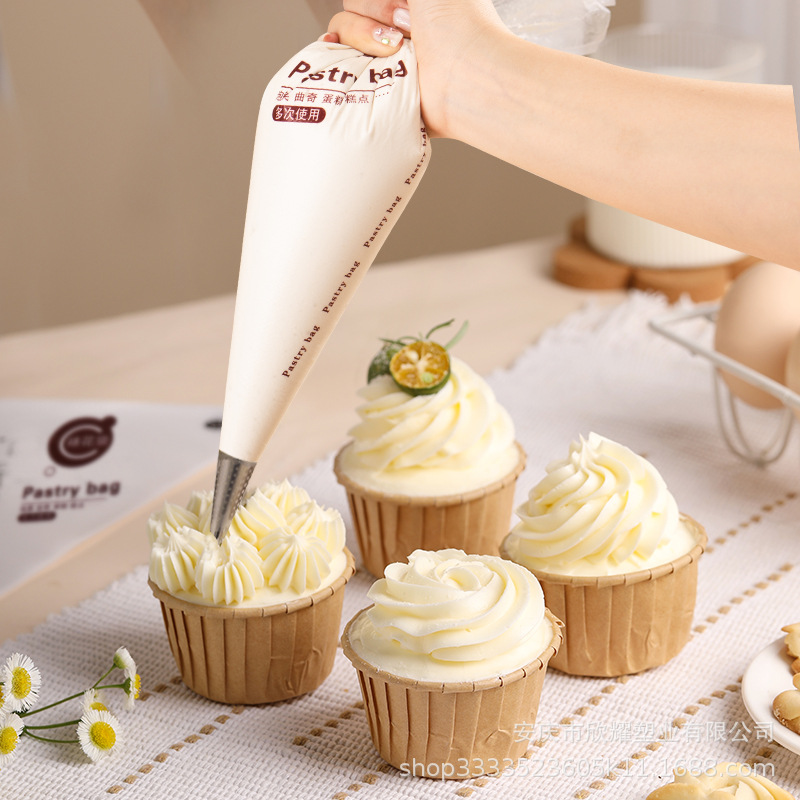 Thickened Household Squeezing Cream Cookie Piping Bag Baby Food Supplement Piping Bag Cake Squeezing Bag Baking Tool