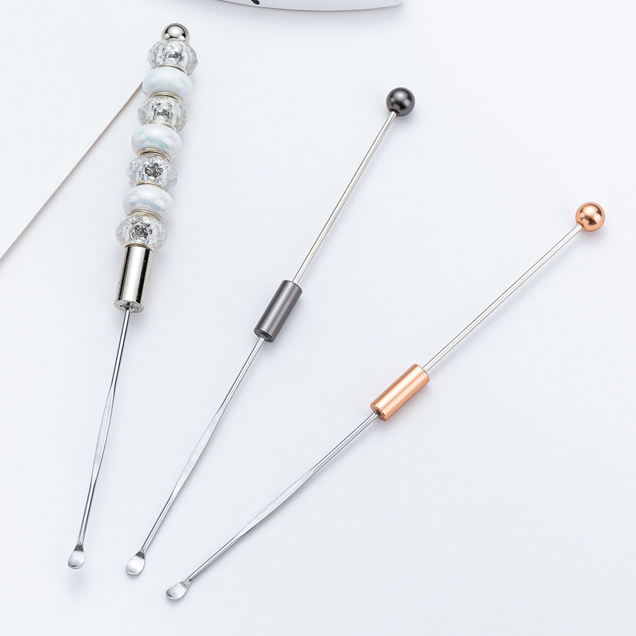 DIY cucharas de orejas, orejas de abrazadera profesional, orejas de mano larga, artefactos mágicos, limpiadores de orejas metálicas, herramientas de recolección de orejas.